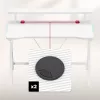 Huzaro Hero 1.9 RGB Escritorio gaming blanco