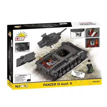 COBI 958 PCS HC WWII Panzer III Ausf. H Set de bloques de construcción