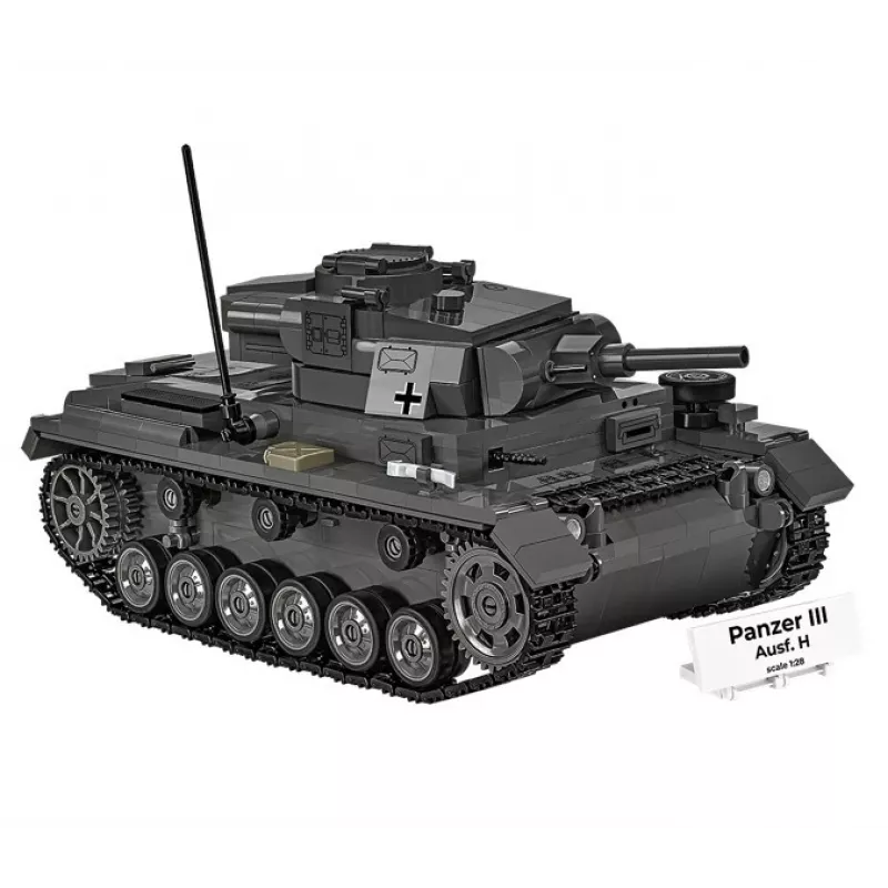 COBI 958 PCS HC WWII Panzer III Ausf. H Set de bloques de construcción