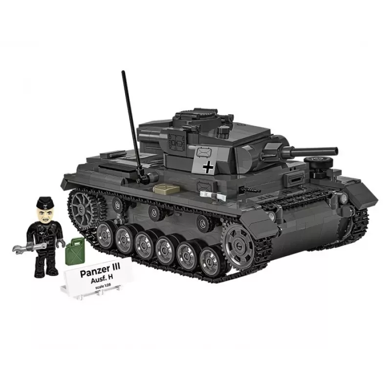 COBI 958 PCS HC WWII Panzer III Ausf. H Set de bloques de construcción