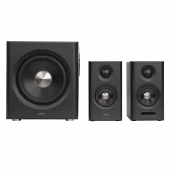 Edifier S355DB Sistema de altavoces de estantería 2.1 con subwoofer, negro
