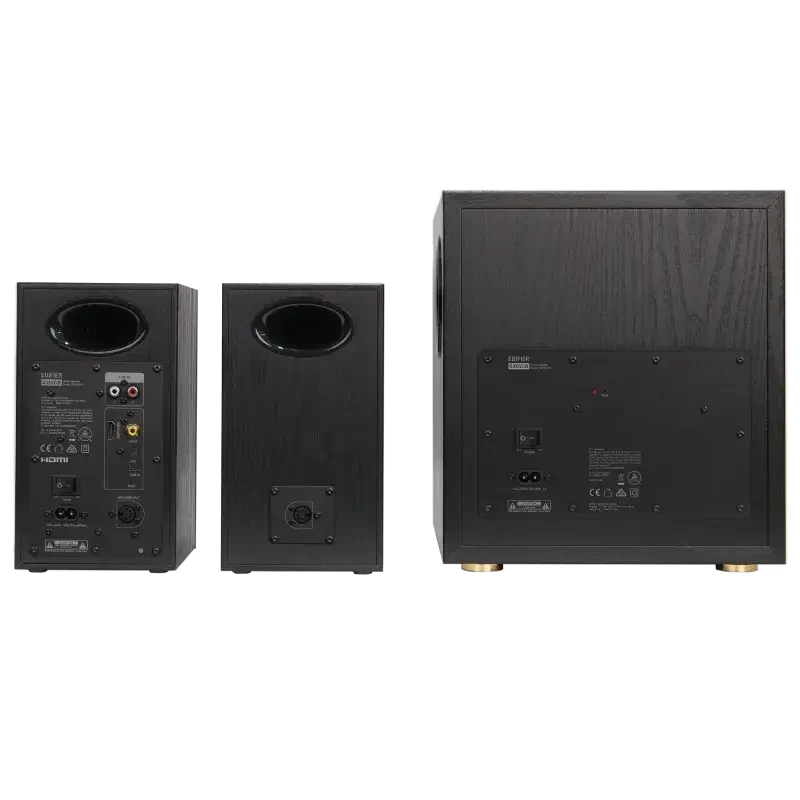 Edifier S355DB Sistema de altavoces de estantería 2.1 con subwoofer, negro