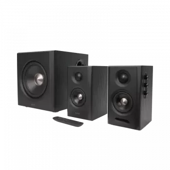 Edifier S355DB Sistema de altavoces de estantería 2.1 con subwoofer, negro