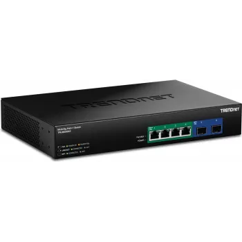 TRENDnet TPE-BG5062 Switch 240W 2.5G GaN Power PoE++ con puerto 10G SFP+ - Switch - 6 puertos