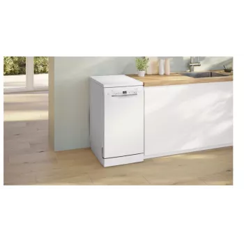 Bosch Serie 2 SPS2HKW55E Lavavajillas de libre instalación slim, 10 cubiertos, Blanco