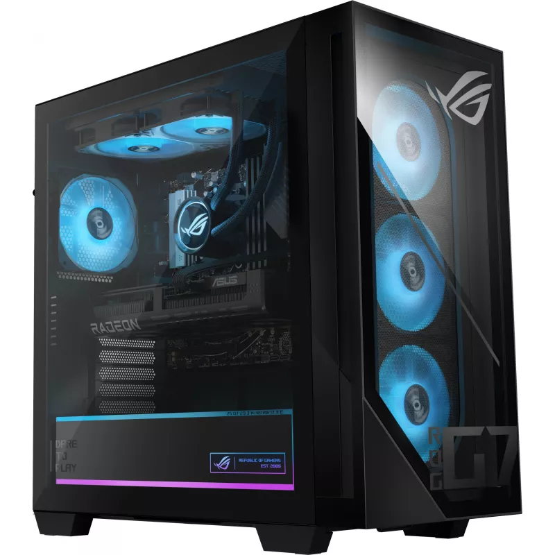 ASUS ROG GM700 PC gaming - AMD Ryzen 7-9800X3D, 32GB DDR5, 2TB SSD, AMD Radeon RX 9070 XT, Windows 11 Home