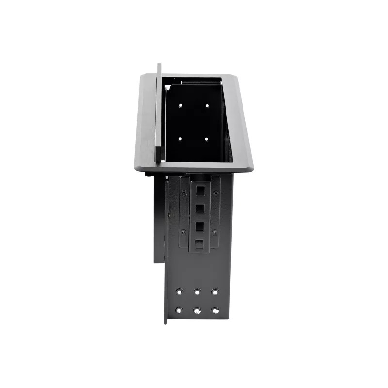 StarTech.com Caja de conexiones de sobremesa de doble módulo - Personalizable - Enrasada - Negro