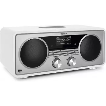 TechniSat DigitRadio 602 Radio por internet analógica y digital Plata - Blanco