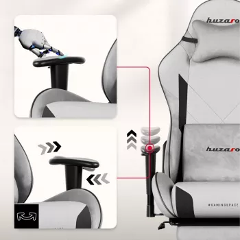 Huzaro Force 5.7 Silla gaming Grey