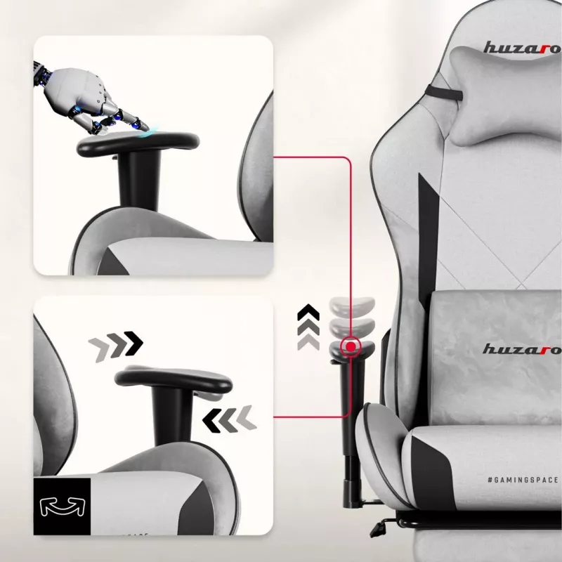 Huzaro Force 5.7 Silla gaming Grey