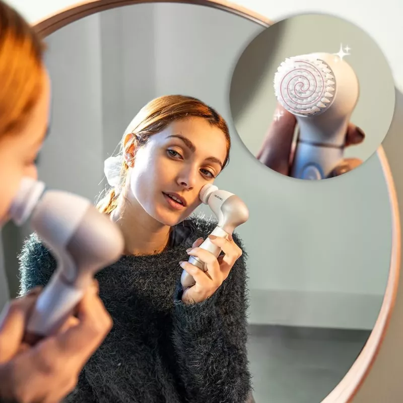 Cecotec FaceCare TotalClean Cepillo de limpieza facial, Blanco