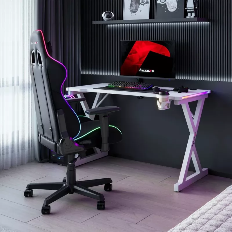 HUZARO HERO 2.3 RGB WHITE Escritorio gaming
