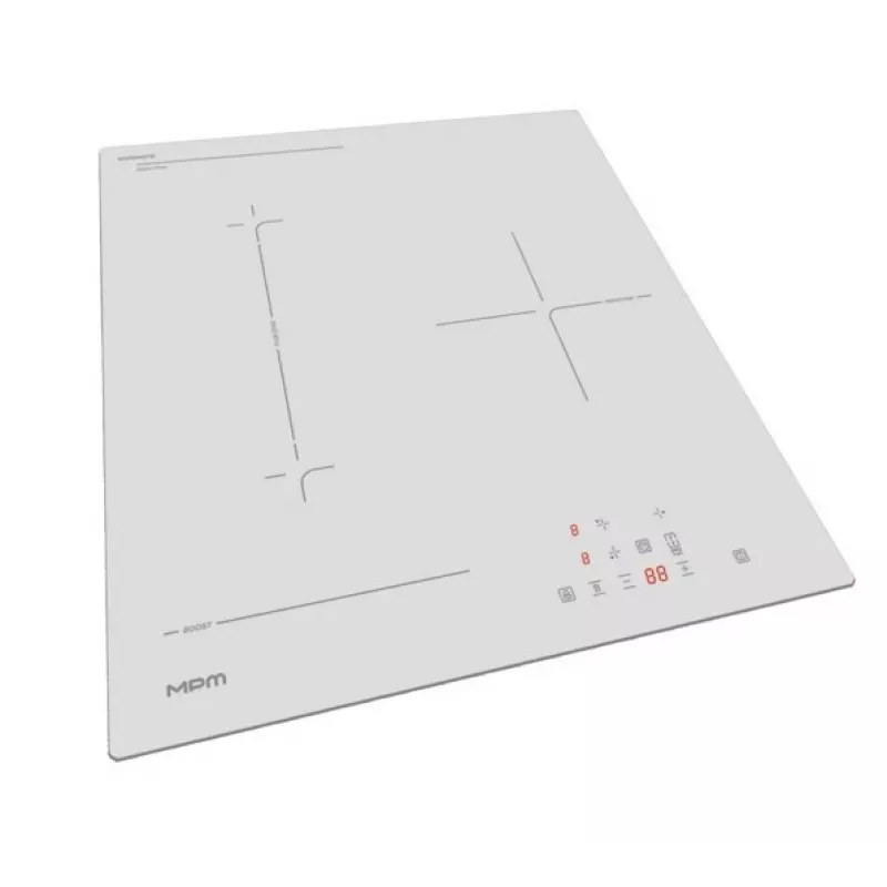 MPM MPM-45-IM-16/W Placa de inducción empotrable, Blanca, 4 zonas, 7000W, control táctil, Booster, FlexZone