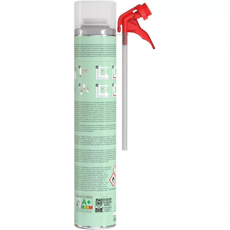 Fischer Espuma de PU de bajo monómero PU-P EVO 750 B2 (Blanca, 750ml)