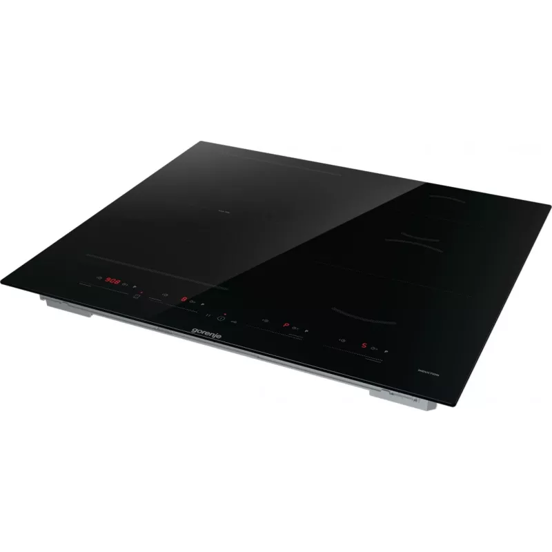 Gorenje Placa de inducción GI6432BSC 60 cm Negra con PowerBoost, temporizador, bloqueo infantil