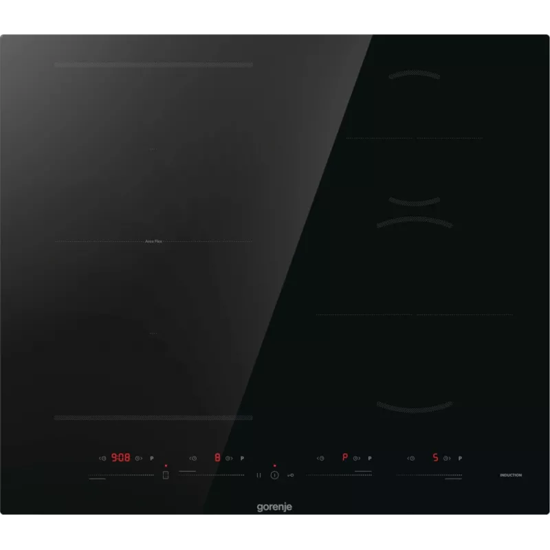 Gorenje Placa de inducción GI6432BSC 60 cm Negra con PowerBoost, temporizador, bloqueo infantil