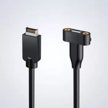 GRAUGEAR G-ETC-20G-B Kit de adaptación de puerto USB-C de alta velocidad con placa PCI, 0,5 m, Negro
