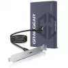 GRAUGEAR G-ETC-20G-B Kit de adaptación de puerto USB-C de alta velocidad con placa PCI, 0,5 m, Negro