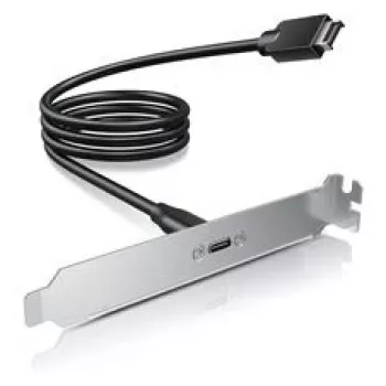 GRAUGEAR G-ETC-20G-B Kit de adaptación de puerto USB-C de alta velocidad con placa PCI, 0,5 m, Negro