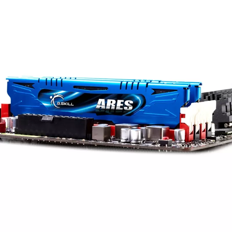 G.Skill ARES 32 GB (4x 8 GB) DDR3-2400 CL11 Kit de memoria para PC - Azul