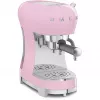 Smeg ECF02PKEU Cafetera espresso estilo retro años 50, 1350 W, Rosa