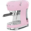 Smeg ECF02PKEU Cafetera espresso estilo retro años 50, 1350 W, Rosa