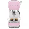 Smeg ECF02PKEU Cafetera espresso estilo retro años 50, 1350 W, Rosa