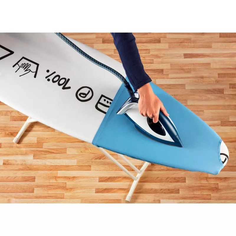 TEFAL TI 1200 Tabla de planchar Blanca 124x40 cm Altura ajustable 93 cm