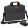 PEDEA ELEGANCE Pro Funda para portátil 17,3 pulgadas Gris + ratón