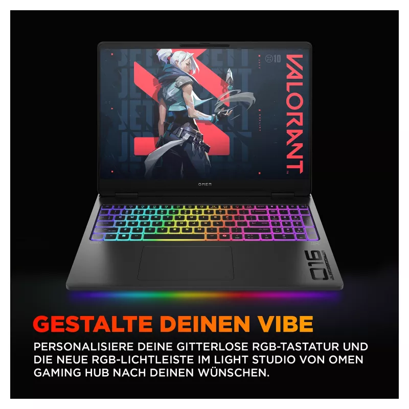 HP OMEN MAX 16-ak0197ng Portátil gaming – 16 pulgadas QHD 240Hz, AMD Ryzen AI 9 HX 375, 32GB RAM, 1TB SSD, RTX 5080, Windows 11 Home