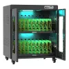 GoodConnections ANTARES N20E Carro de carga para portátiles de hasta 15,6 pulgadas con desinfección UVC, Negro