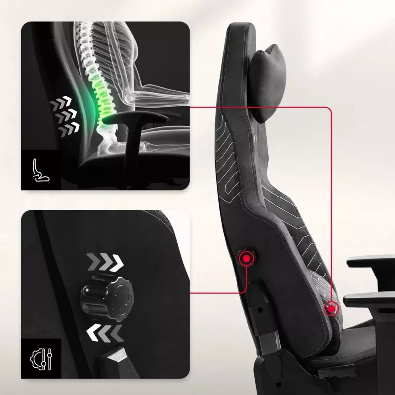 Huzaro Force 8.1 Silla Gaming negra