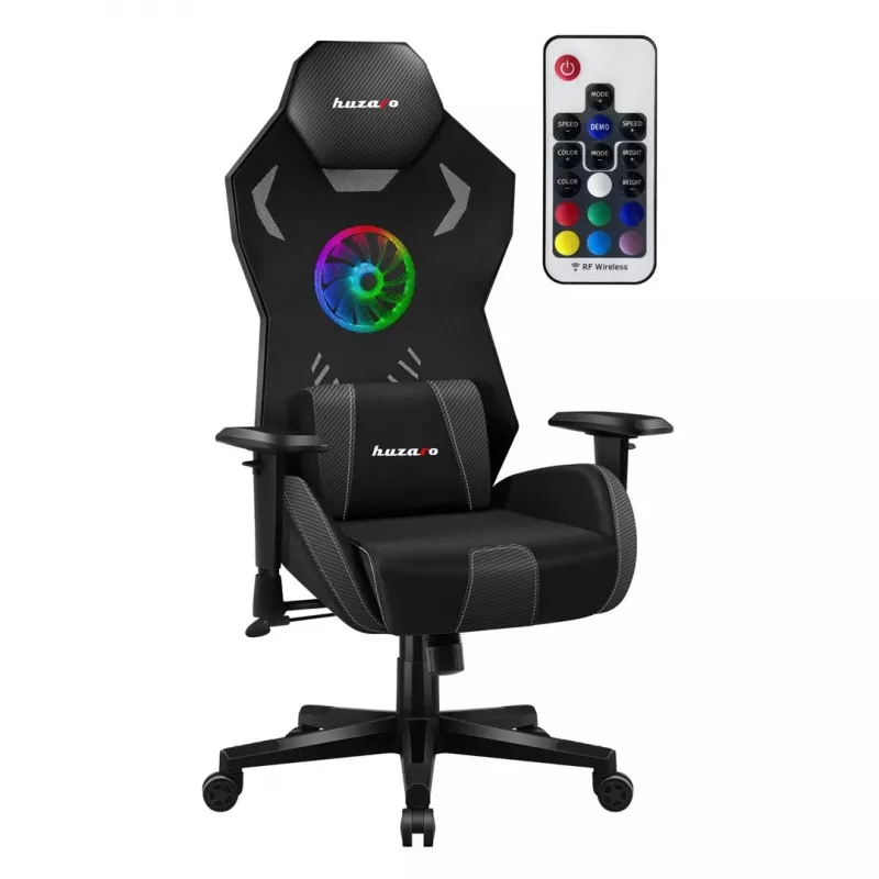 Huzaro Combat 7.6 RGB Silla Gaming negra
