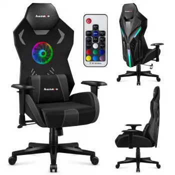 Huzaro Combat 7.6 RGB Silla Gaming negra