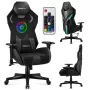 Huzaro Combat 7.6 RGB Silla Gaming negra