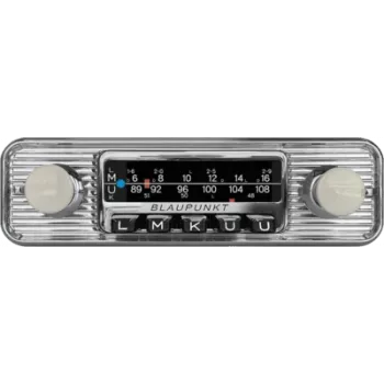 Blaupunkt Frankfurt Stereo Classic DAB+ Radio para coche con Bluetooth 5.0, 4x50W, USB, AUX, 1-DIN
