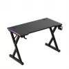 HUZARO Hero 2.3 RGB escritorio gaming - 1200x600mm, negro, Carbon Flex, RGB LED, altura fija