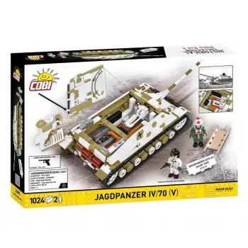 COBI KLOCKI Historical Collection Jagdpanzer IV/70 (V) (Sd.Kfz.162/1) set de bloques de construcción 1024 piezas