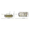 COBI KLOCKI Historical Collection Jagdpanzer IV/70 (V) (Sd.Kfz.162/1) set de bloques de construcción 1024 piezas