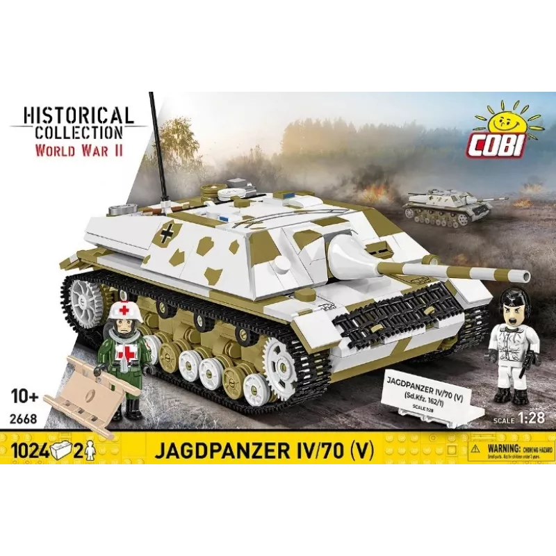 COBI KLOCKI Historical Collection Jagdpanzer IV/70 (V) (Sd.Kfz.162/1) set de bloques de construcción 1024 piezas