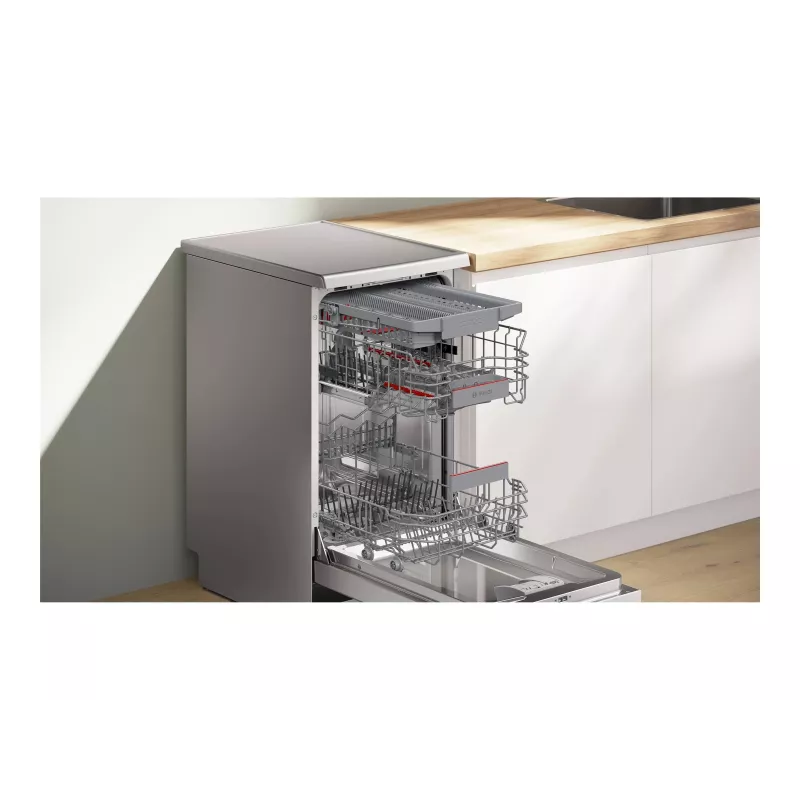 Bosch SPS4HMI13E lavavajillas independiente, 45 cm, clase energética D, inox