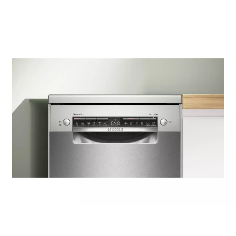 Bosch SPS4HMI13E lavavajillas independiente, 45 cm, clase energética D, inox
