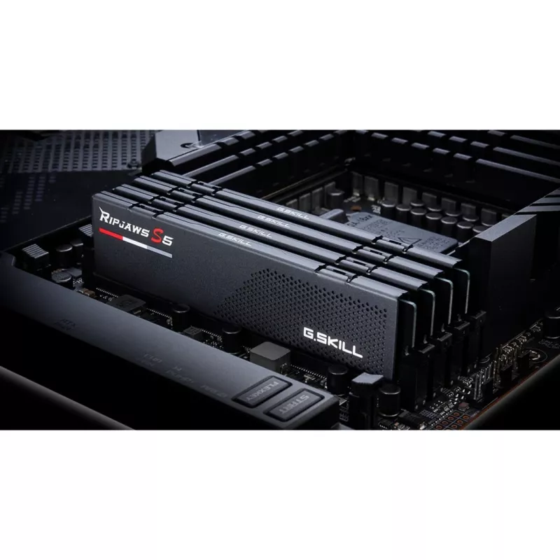 G.SKILL Ripjaws S5 DDR5 64GB (2x32GB) 5200MHz CL36 kit de memoria para PC - negro mate