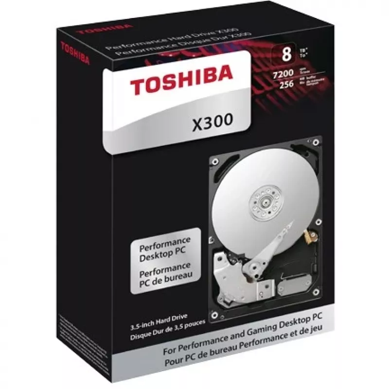 Toshiba X300 Performance 12 TB disco duro interno de 3,5 pulgadas SATA 6Gb/s 7200 RPM 256 MB caché