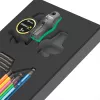 Wera 9740 Hex-Plus set de llaves en L métricas 9 piezas con punta esférica y codificación por colores