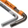 Wera 9740 Hex-Plus set de llaves en L métricas 9 piezas con punta esférica y codificación por colores