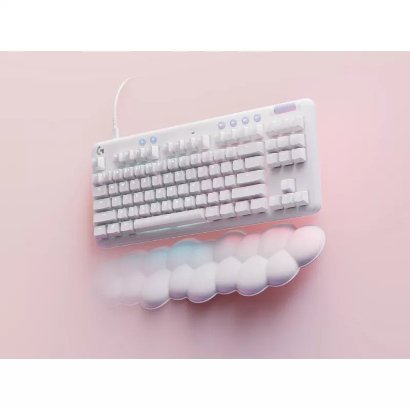 Logitech G G713 TKL teclado gaming mecánico - White Mist (Aurora Collection)