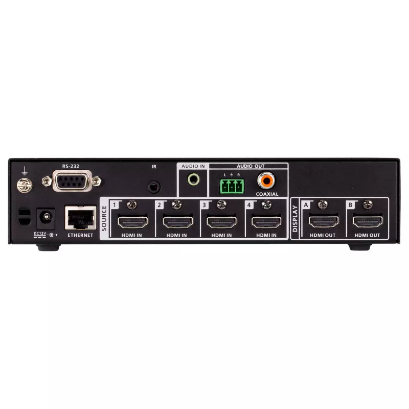 ATEN VP2420 conmutador de presentación 4x2 True 4K con Multi View