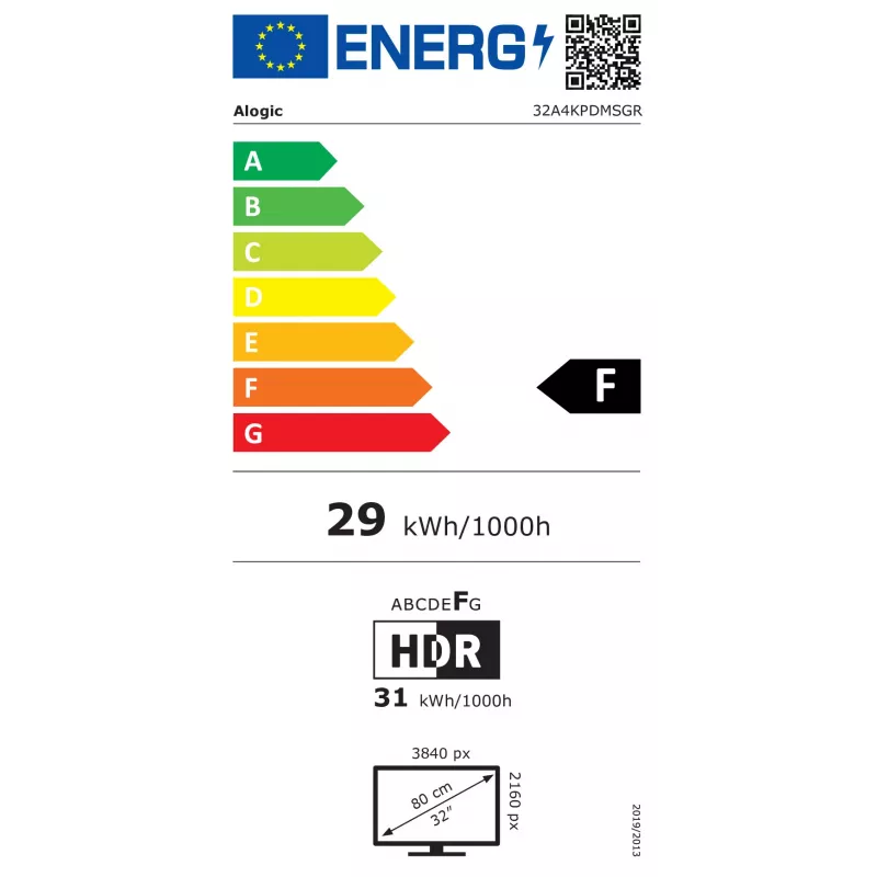 ALOGIC Aspekt 32 monitor con base de conexión 4K UHD Space Grey
