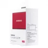 Samsung Portable SSD T7 500GB USB 3.2 Gen 2 Metallic Red Unidad de estado sólido externa